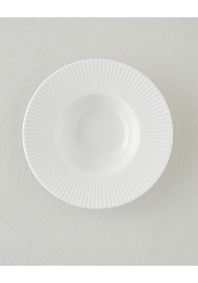 English Home Lunara Porselen Makarna Tabağı 27 Cm Beyaz Beyaz