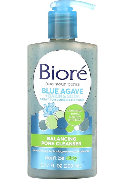 Biore Blue Agave + Baking Soda Yağsız Gözenek Temizleyici 200ML