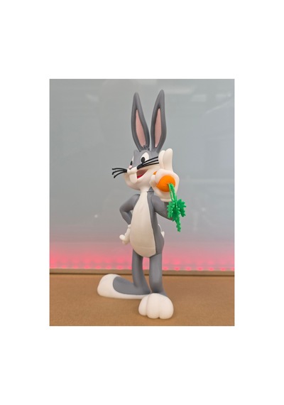 Bugs Bunny Figür 20cm-3d Baskı-kolleksiyonluk Biblo