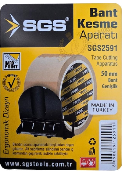 Sgs Pratik Bant Kesme Aparatı 50 Mm. - 1 Adet 1