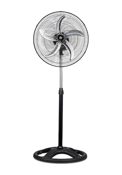 Kumtel KTF-340 Siyah 18 İnç Sanayi Tipi Vantilatör 3in1 60 W,5 Kanatlı, 3 Kademeli, 132 cm Ayarlanabilir Yükseklik