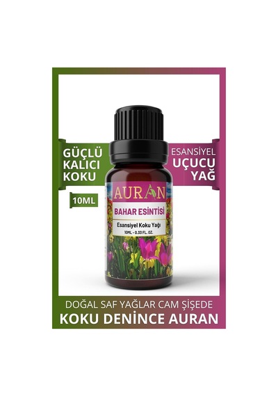 AURAN Bahar Esintisi Esansiyel Uçucu Koku Yağı Buhurdanlık Yağı