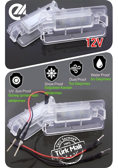 Seat Altea 5p Xl 2004-2016 Canbus Led Plaka Aydınlatma Ledi Lambası