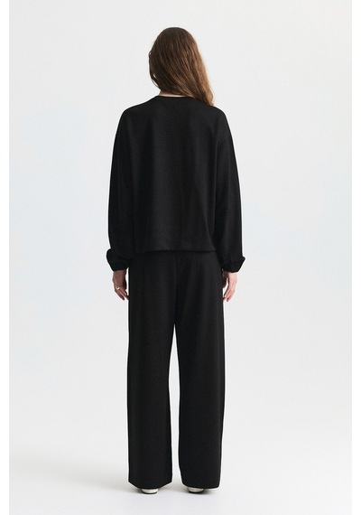 Antioch Bisiklet Yaka Sweatshirt Ve Jogger Pantolon Takım Siyah