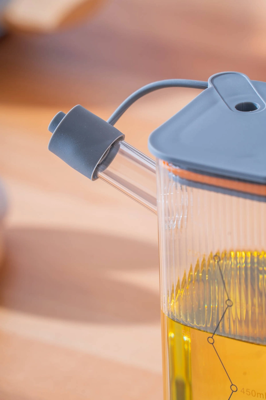 Acar Lume Cam Yağdanlık - 750 Ml Gri