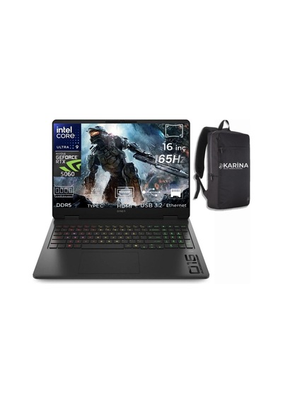 Hp Omen Slim 16-an0000nt Bq3z2ea-k13 Ultra 9 285h 13 64 GB 1 TB RTX5060 8 GB W11P 16" Wuxga Dizüstü Bilgisayar