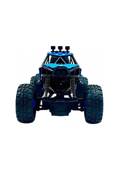 Uzaktan Kumandalı Şarjlı 6 Tekerlekli Off-road Arazi Aracı Duman Atan Drift Arabası 1:18 Ölçek Mavi