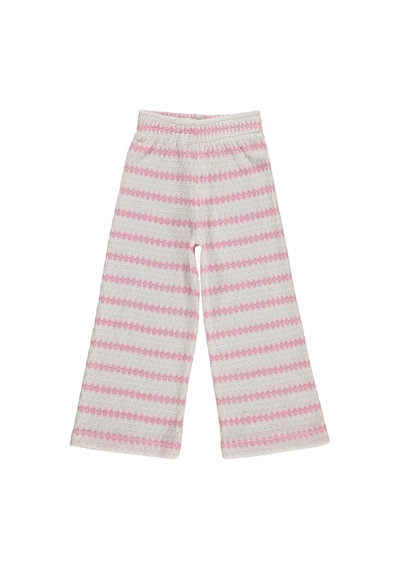 Civil Girls Bol Paça 6-9 Yaş Pantolon - Pembe Koyu Pembe