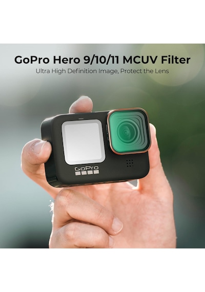 K&f Concept Gopro Uyumlu Uv Filtre -yüksek Çözünürlüklü / Hero 13-12-11-10-9 Uyumludur