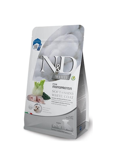 N&D White Balıklı Spirulinalı Mini Yavru Köpek Maması 1500 G