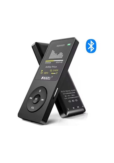 Ruizu X02-b Bluetooth 5.0 Ultra İnce Mp3 Mp4 Çalar Radyo 8gb Mp3 Player