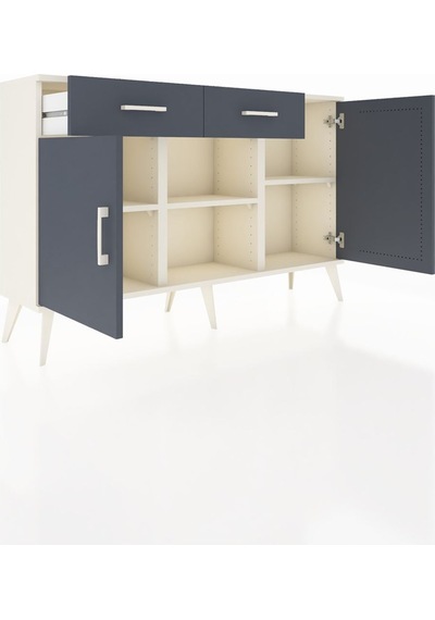 Arges Konsol 3 Raflı 2 Çekmeceli 3 Kapaklı 132x30x83 Aytaşı-antrasit/antrasit Antrasit/antrasit Arges Konsol 3 Raflı 2 Çekmeceli 3 Kapaklı 132x30x83 Aytaşı-antrasit/antrasit Antrasit/antrasit