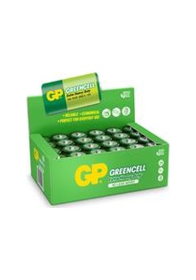 Gp Greencel R14 Orta Boy Çinko Pil 24'lü Paket Gp14g-2s2
