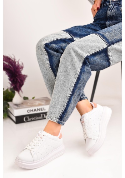 Siyah Kadın Spor Sneaker Casuel Günlük Ayakkabı 001