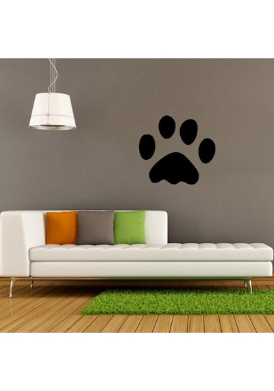 Pati İzi Folyo Sticker 20cm Uzunluk Siyah
