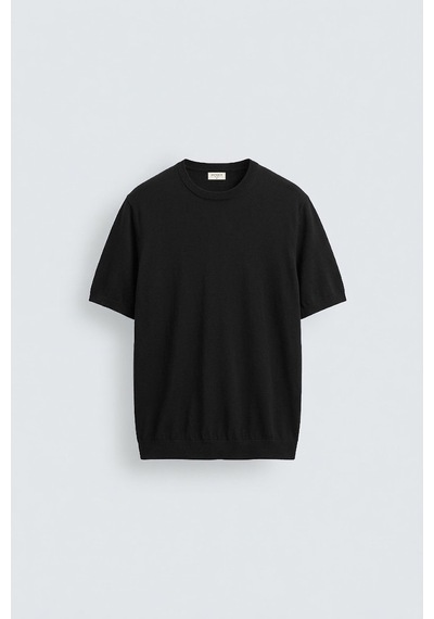 Antioch Comfort Slim Triko T-shirt Siyah