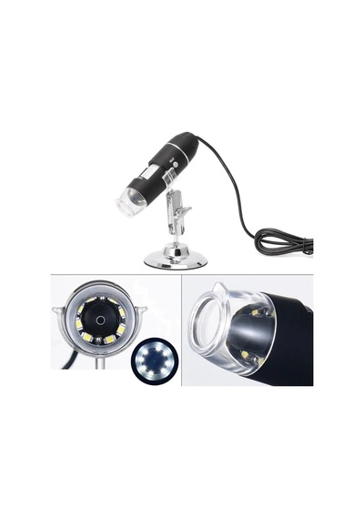 Nikula-1600x Usb Dijital Mikroskop Kamera Endoskop 8led Teknik İnceleme Fonksiyonel Cihaz