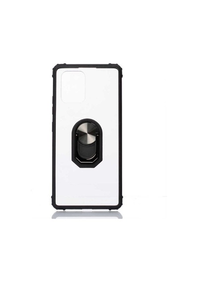 Samsung Uyumlu Galaxy A91 S10 Lite Kılıf Zore Mola Kapak Siyah