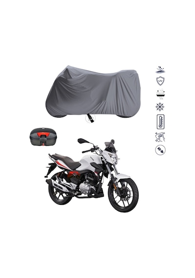 Derbi STX 150 ÇANTALI MOTOSİKLET BRANDA SU GEÇİRMEZ TOPCASE UYUMLU MOTOR BRANDA