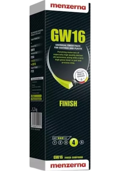 Menzerna Gw16 Parlatıcı Katı Cila Bej Plastik Kompozit Boyalı Yüz
