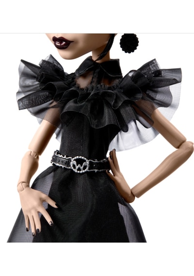 Monster High Wednesday Balo Elbiseli Bebek HXJ03