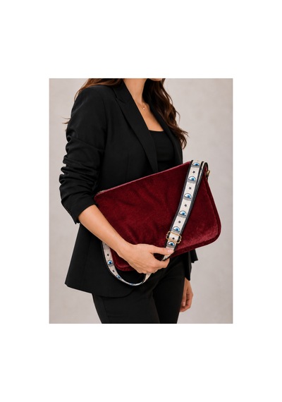 Bordo Toscana Peluş Laptop Apple Uyumlu MacBook Çantası 13-13.3-14 İnç Yumuşak Koruyucu Kılıf 36x26 Cm Bordo Bordo