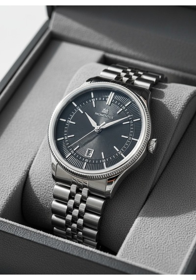Momentus Gümüş Çelik Kordon Erkek Kol Saati Cm139s-04ss Gümüş