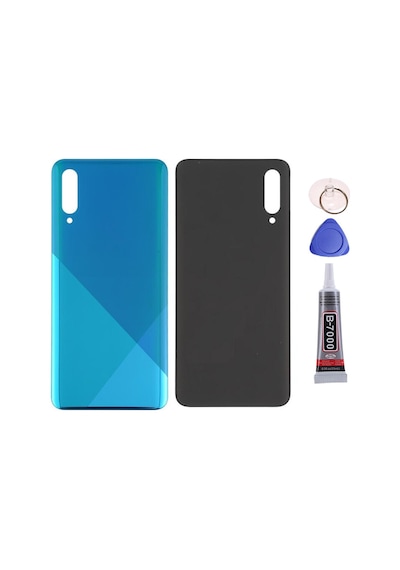 Samsung A30s Yeşil Uyumlu Arka Kapak Batarya Kapağı Pil Kapağı Yapışkan Ve Sökme Aparatıyla Beraber Full Set Yeşil