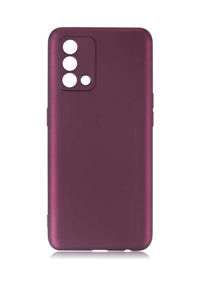 Oppo A74 4g Kılıf Zore Premier Silikon Kapak Mürdüm