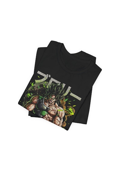 Ustaprint3d Broly Anime Tişört Dragon Ball Z Tasarım %100 Pamuk Dtf Baskılı Oversize Unisex T-shirt Siyah Ustaprint3d Broly Anime Tişört Dragon Ball Z Tasarım %100 Pamuk Dtf Baskılı Oversize Unisex T-shirt Siyah