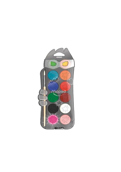 Maped Color'peps Sulu Boya 12 Renk 811520 Çok Renkli