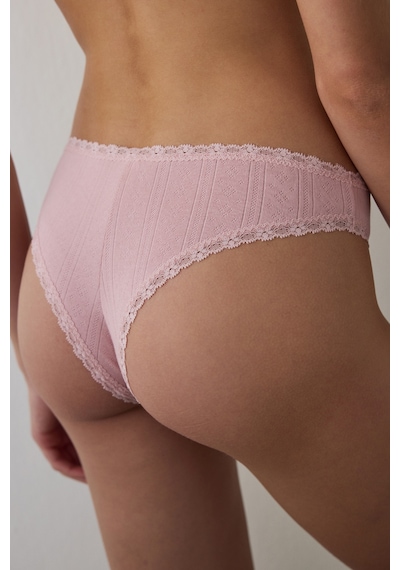 Penti Pembe Pointel Brazilian Külot