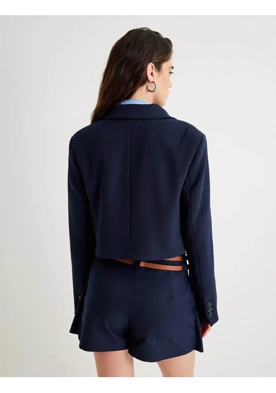 Koton Kadın Blazer Ceket Lacivert 5wak50025uw 25ky59001736 Y5918 Lacivert