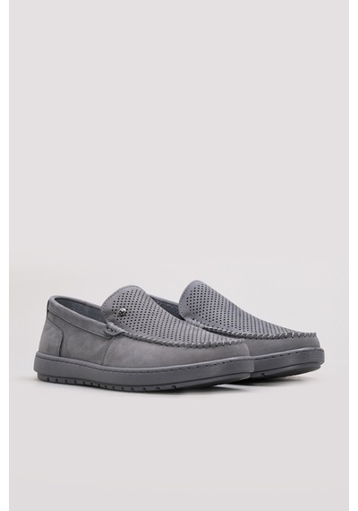 FAST STEP Hakiki Deri Erkek Casual Ayakkabı 302ma1211 Gri