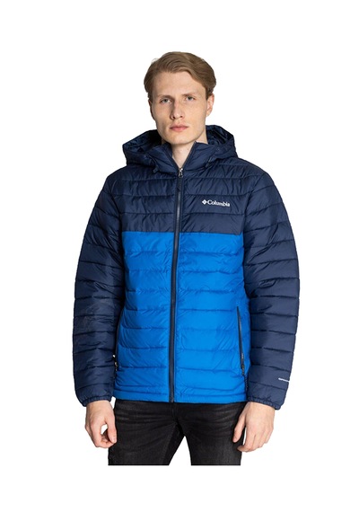 Columbia White Out Iı Hooded Omni-heat Erkek Mont Xo0477-489 Mavi - Lacivert