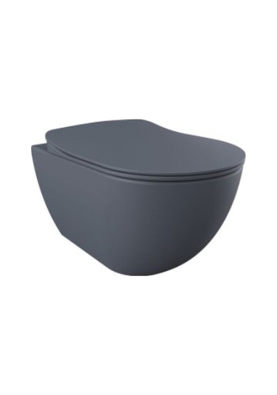 Creavit Fe320 Free Asma Klozet ve Yavaş Kapak - Basalt Mat