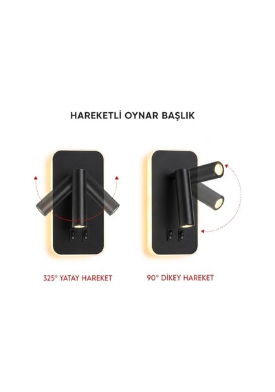 Tuvalu Siyah Led Duvar Apliği 13w 3200k Gün Işığı Çift Anahtarlı Çift Kademe Yanma 930 Lümen 220v Yatak Başı Okuma Apliği Ip20 10x18x3 Cm Modern Minimal İç Mekân Aydınlatma Enerji Sınıfı G 10 Parça Siyah Tuvalu Siyah Led Duvar Apliği 13w 3200k Gün Işığı Çift Anahtarlı Çift Kademe Yanma 930 Lümen 220v Yatak Başı Okuma Apliği Ip20 10x18x3 Cm Modern Minimal İç Mekân Aydınlatma Enerji Sınıfı G 10 Parça Siyah