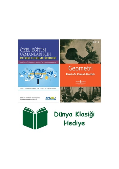 Özel Eğitim Uzmanları İçin Değerlendirme Rehberi + Geometri + Dünya Klasiği Hediye