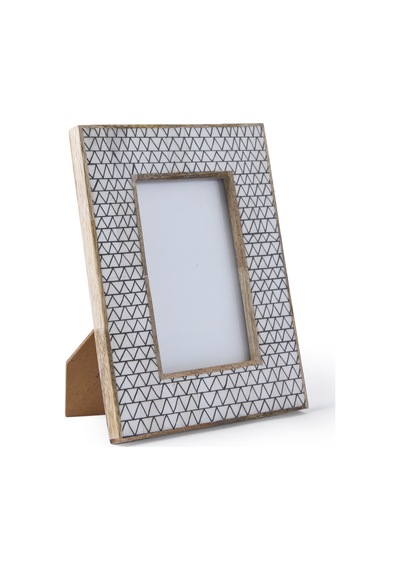 Yargıcı Çizgi Desenli Dikdörtgen Çerçeve 16x21 Cm 26knha1036m St