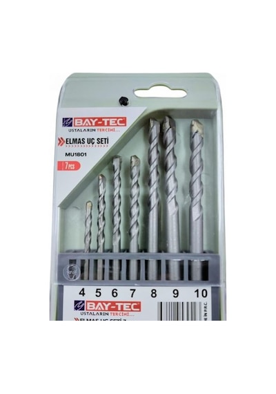 Bay-tec 1801 Elmas Uç Seti 7 Pcs