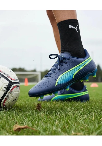 Puma King Match Fg/ag Erkek Futbol Krampon Mavi