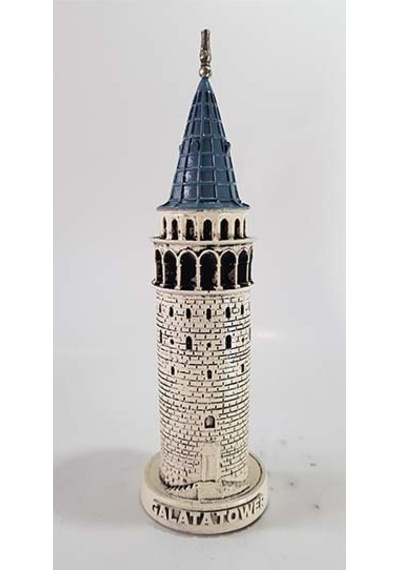 Galata Kulesi Biblo Bej 23 Cm