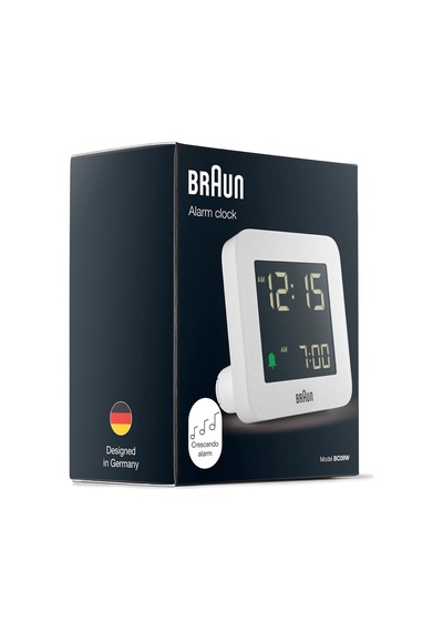 Braun Bc09 Dijital Seyahat Saati, Beyaz