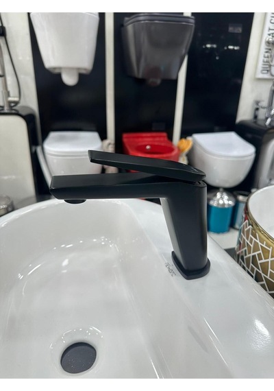 Fleko Mustang-c120 Pirinç Mat Siyah Lavabo Bataryası Diğer