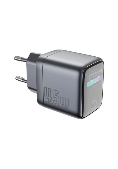 Gan Power Gn-01 45w Gan Hızlı Şarj Cihazı + 60w Hızlı Şarj Kablosu Hediyeli - Tft Akıllı Renkli Ekran, Yapay Zeka Sıcaklık Kontrollü .