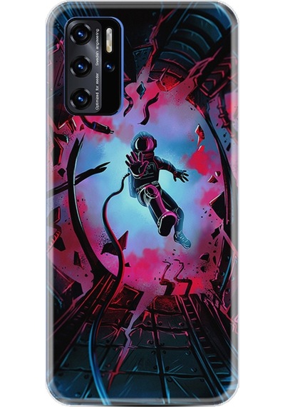 Reeder P13 Blue 2021 Kılıf Boyun Askılı Astronot Attack 1702