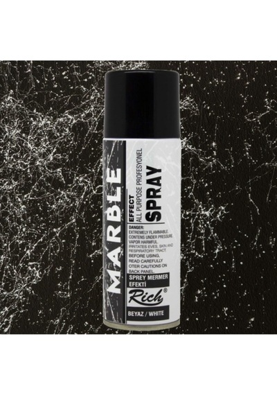Marble Effect Sprey Mermer Efekti 200ml Siyah Siyah