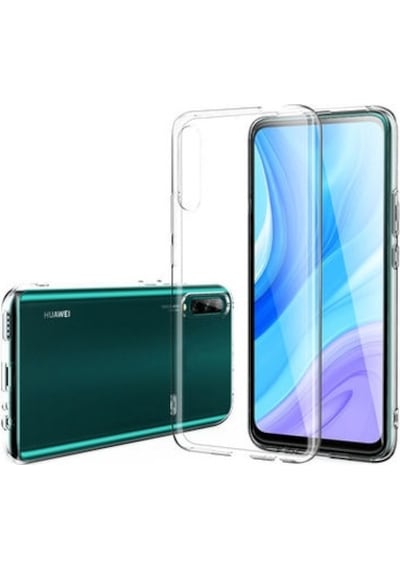 Huawei P Smart Pro 2019 İle Uyumlu Kılıf Şeffaf Esnek Silikon Telefon Kılıfı Kapak