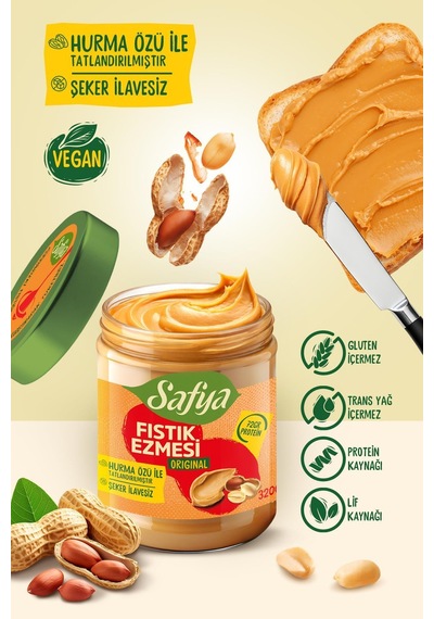 Original Fıstık Ezmesi 320 Gr X 2 Adet
