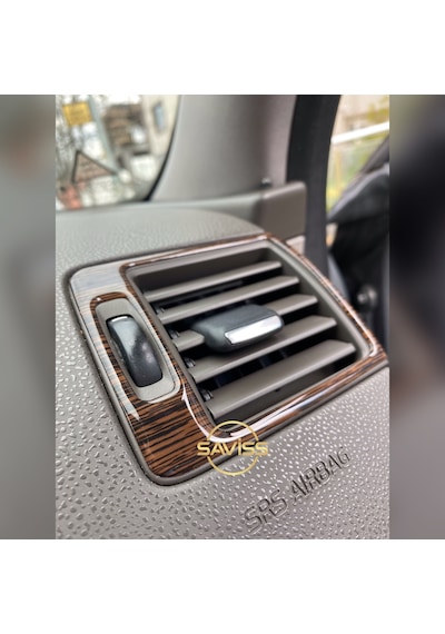 Volvo S40 Özel desen Koyu Meşe Full set,Torpido Maun Kaplama,Konsol Kaplama (Koyu Meşe)
